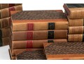 Collection In Excess Of 25 Semi Antique & Antique Leather Bound Books