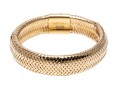 14K Mesh Adjustable Mesh Style Band Ring, Size Adjusts From Approximately 6.5 To 9.5