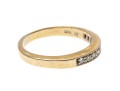 18K Gold And Diamond Band Ring, Size 9.25+