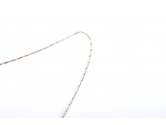 14k White And Yellow Gold Pendant Necklace