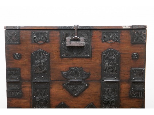 Korean Dark Wood Bandaji Chest