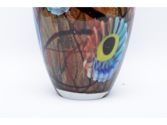 Large Art Glass Vase