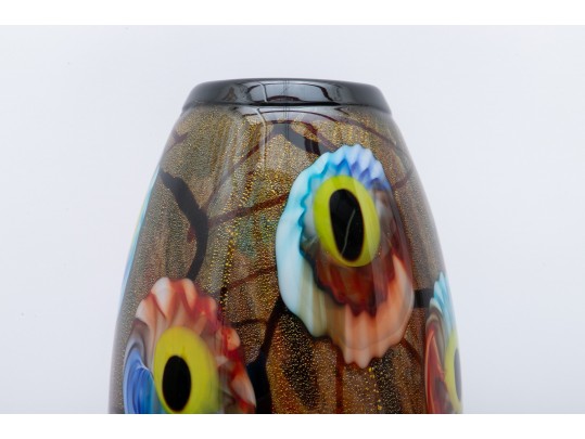 Large Art Glass Vase