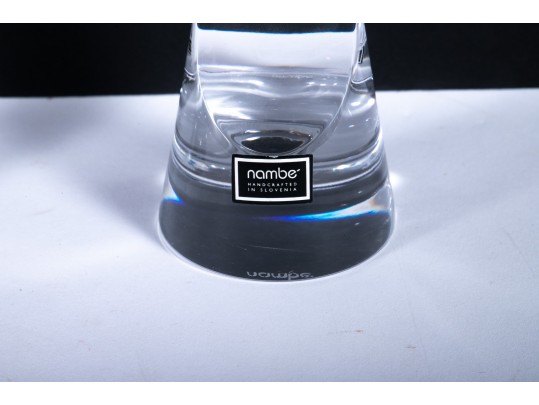 Nambe “Chill” Crystal Champagne Glasses