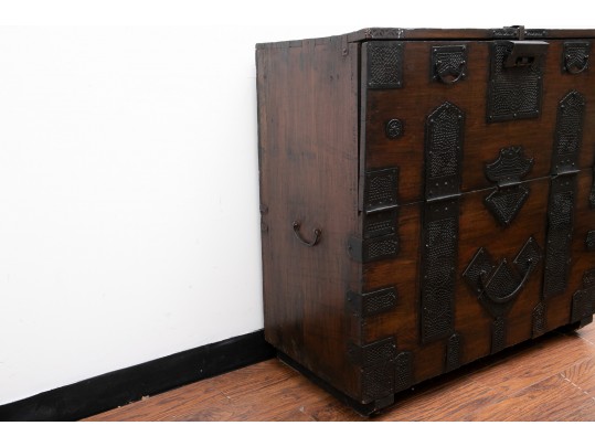 Korean Dark Wood Bandaji Chest