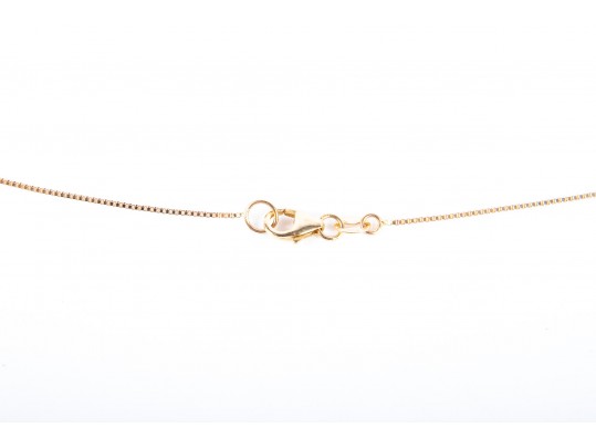 The Danbury Mint 14k Gold Graduated Bead Necklace