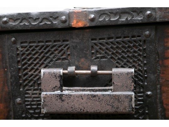 Korean Dark Wood Bandaji Chest