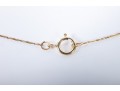 Dainty 14k Yellow Gold Opal Pendant Necklace