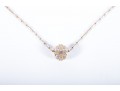 14k White And Yellow Gold Pendant Necklace