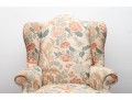 Queen Anne Style Upholstered Wing Chair