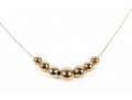 The Danbury Mint 14k Gold Graduated Bead Necklace