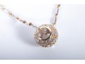 14k White And Yellow Gold Pendant Necklace