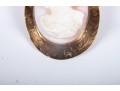 10k Gold Cameo Pendant Brooch