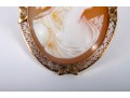 10k Gold Cameo Brooch