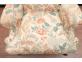 Queen Anne Style Upholstered Wing Chair