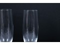 Nambe “Chill” Crystal Champagne Glasses