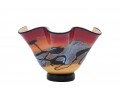 Nourot Art Glass Handkerchief Bowl