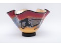 Nourot Art Glass Handkerchief Bowl