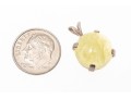 Petite Sterling Silver And Prehnite Pendant