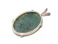 Sterling Silver And Dragon Blood Stone Pendant