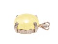 Petite Sterling Silver And Prehnite Pendant