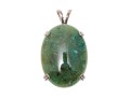 Sterling Silver And Dragon Blood Stone Pendant