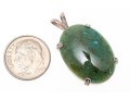 Sterling Silver And Dragon Blood Stone Pendant