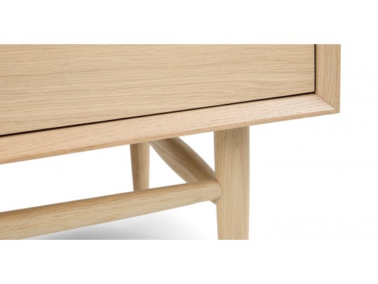 Lenia White Oak 9-Drawer Dresser