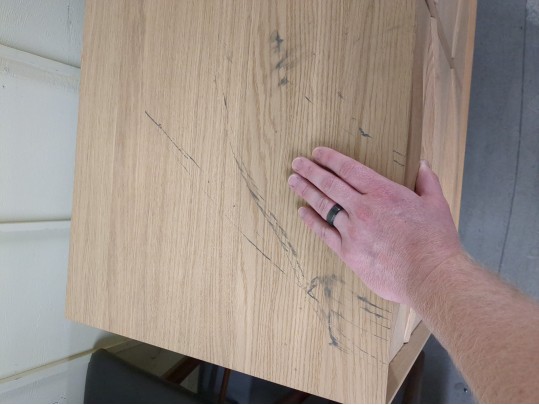 Lenia White Oak 9-Drawer Dresser