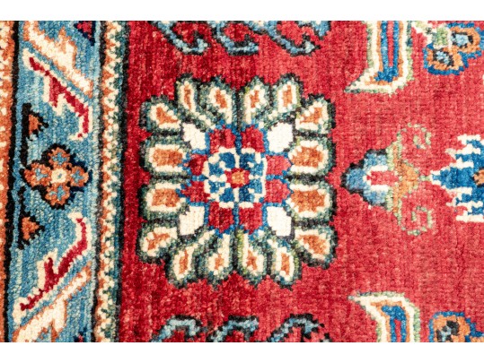 Pakistan Kazak Hand Knotted Wool Mat, 31
