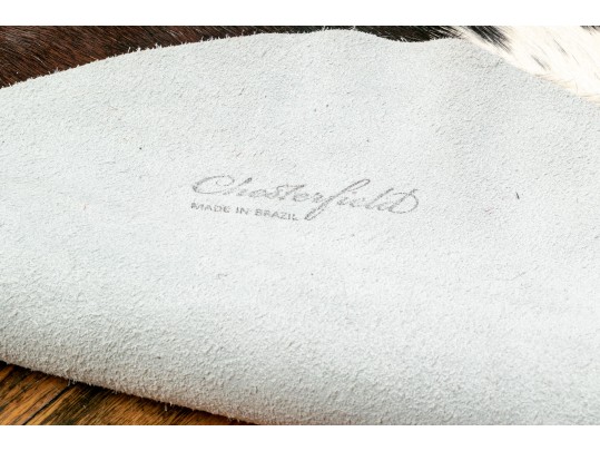 Genuine Speckled Leather Cowhide Rug, New