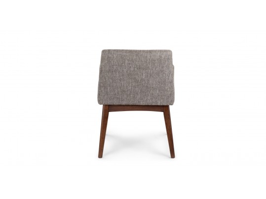 Pair Of Chantel Volcanic Gray Dining Armchairs
