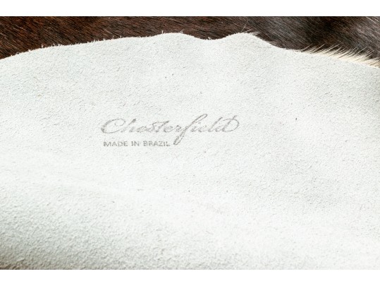 Genuine Speckled Leather Cowhide Rug, New