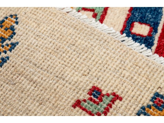 Pakistan Kazak Hand Knotted Wool Area Rug, 6' X 4', New