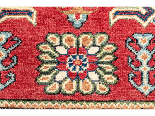 Pakistan Kazak Hand Knotted Wool Mat, 31