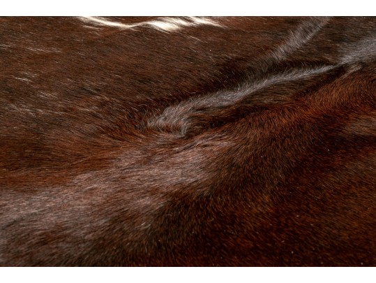 Genuine Speckled Leather Cowhide Rug, New
