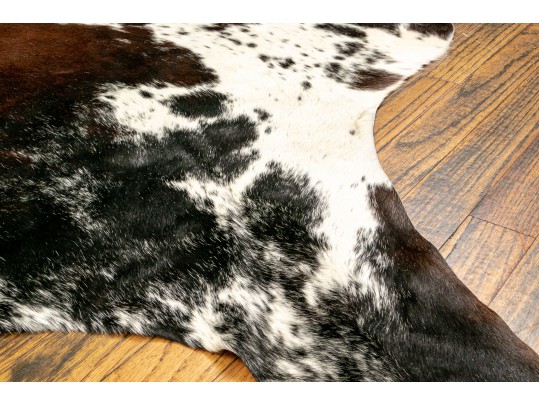 Genuine Speckled Leather Cowhide Rug, New