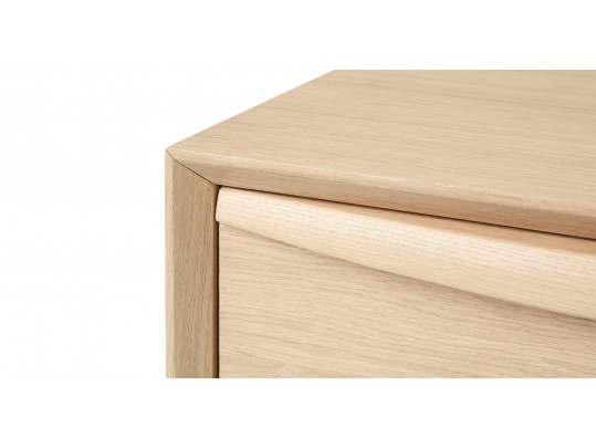 Lenia White Oak 9-Drawer Dresser
