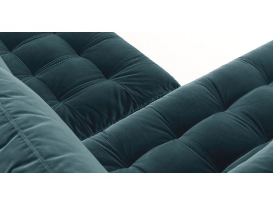Sven Pacific Blue Left Sectional Sofa