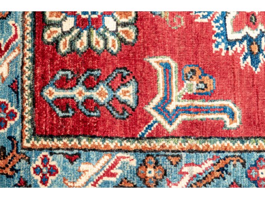 Pakistan Kazak Hand Knotted Wool Mat, 31