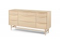 Lenia White Oak 9-Drawer Dresser