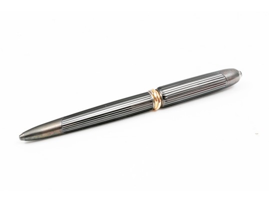 Cartier Cougar De Trinity Stunning Gunmetal Ballpoint Pen