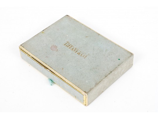Tiffany & Co. Striking Vintage Boxed Double Set Of Playing Cards