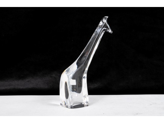 Baccarat Crystal Giraffe Figurine