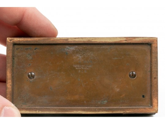 Tiffany Studios, New York Magnificent Antique Bronze Zodiac Three Piece Desk Set