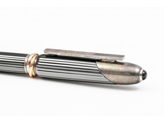 Cartier Cougar De Trinity Stunning Gunmetal Ballpoint Pen
