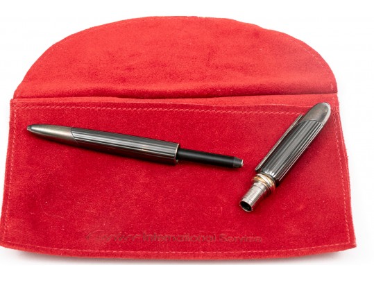 Cartier Cougar De Trinity Stunning Gunmetal Ballpoint Pen