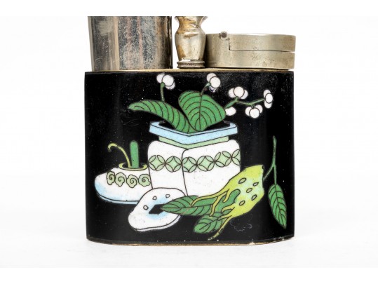 Vintage Cloisonné Opium Pipe