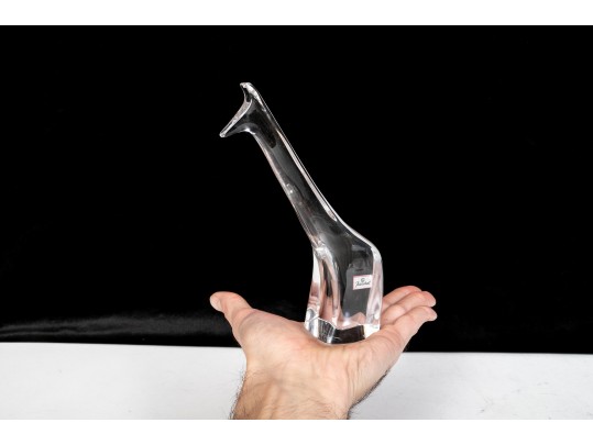 Baccarat Crystal Giraffe Figurine