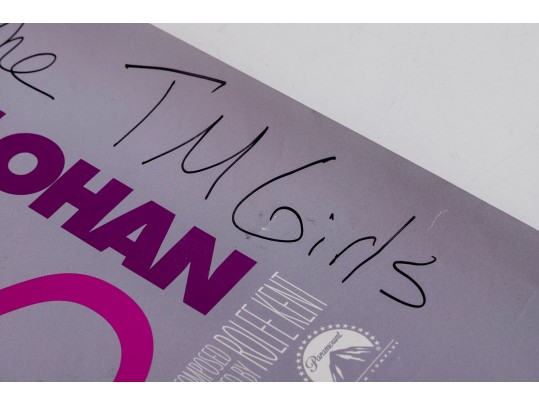 'Mean Girls' Signed Movie Poster